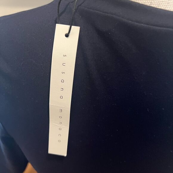 Susana Monaco knotted dress size Small NWT - Picture 8 of 13